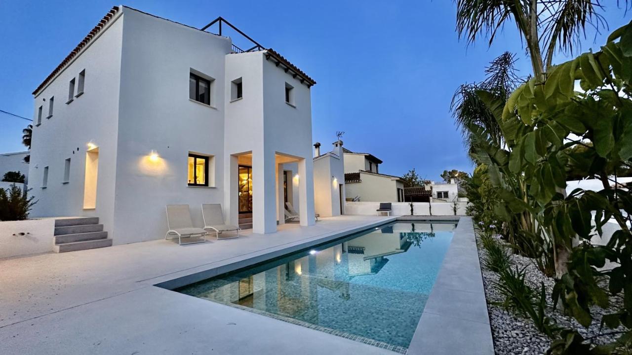 Villa Floris Moraira 500M To Sand Beach Moraira Saturday Arrive-Leave Only المظهر الخارجي الصورة